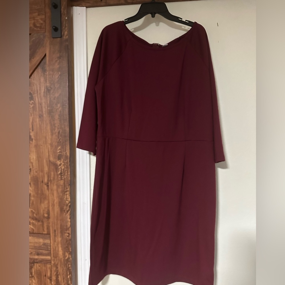 Old Navy Long Sleeve Burgundy Dress